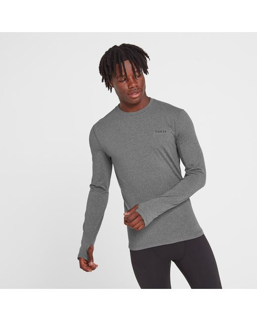 TOG24 Gray Snowdon Thermal Crewneck Marl for men