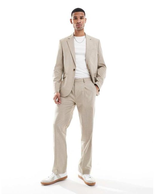 ASOS Natural Slim Fit Suit Jacket for men