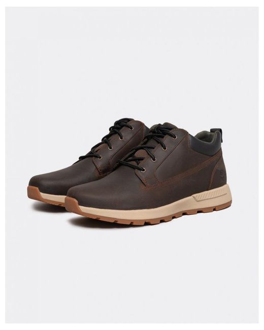 Timberland Brown Killington Trekker Half Cab Boots Colour: Dark for men
