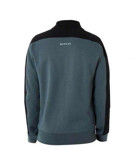 Oakley Black Long Sleeve Zip Up Colorblock Track Jacket 472424 02E for men