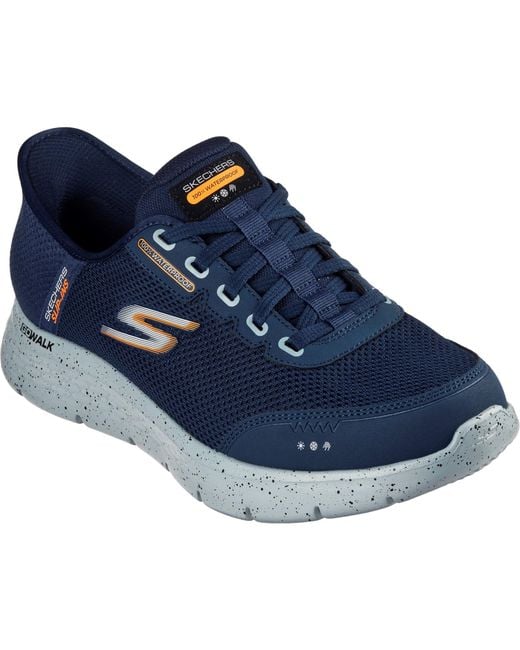 Skechers Blue Go Walk Flex 216330-Nvy Lace Up Shoes for men