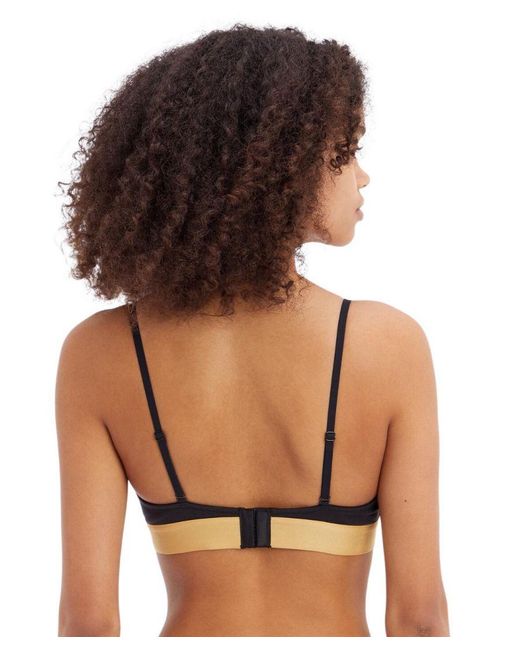 Calvin Klein Black Embossed Icon Holiday Bralette Bra