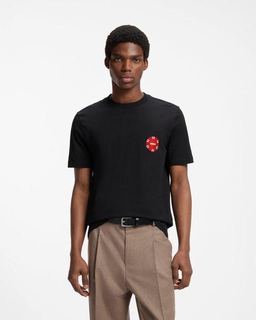 Boss Black Regular Fit Short Sleeve Logo Detail T-Shirt for men