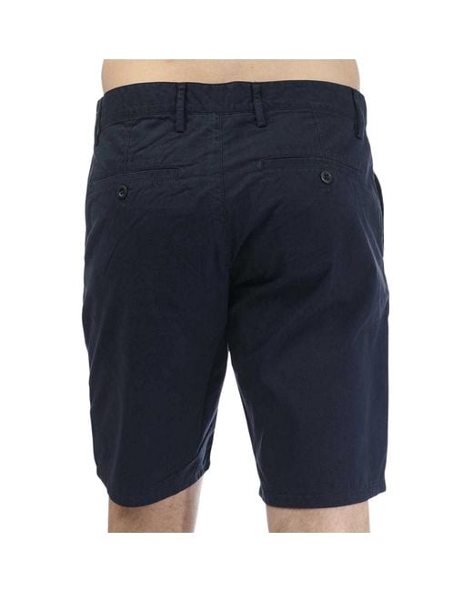 Gant Blue Relaxed Fit Chino Shorts Cotton for men
