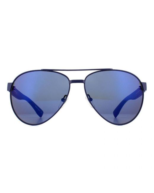 Lacoste Blue Classic Aviator Sunglasses for men