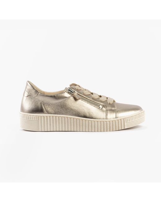 Gabor Natural Wisdom Trainers Leather
