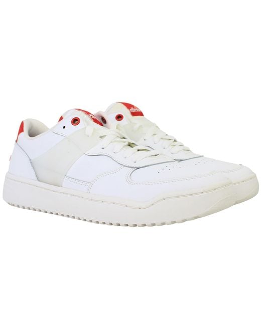 Ellesse White Bustino Trainers