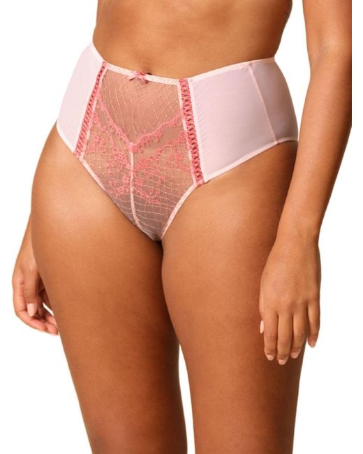 Gossard Pink Lacage High Waist Brief