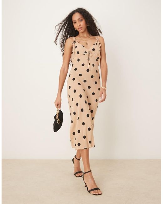 Nobody's Child Natural Jamilia Strappy Midi Dress