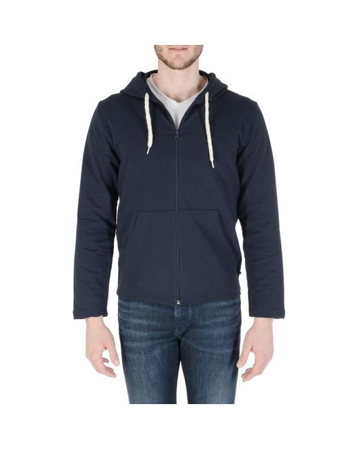 Versace 19.69 Abbigliamento Sportivo Blue 19V69 Hoodie Thomas Cotton for men