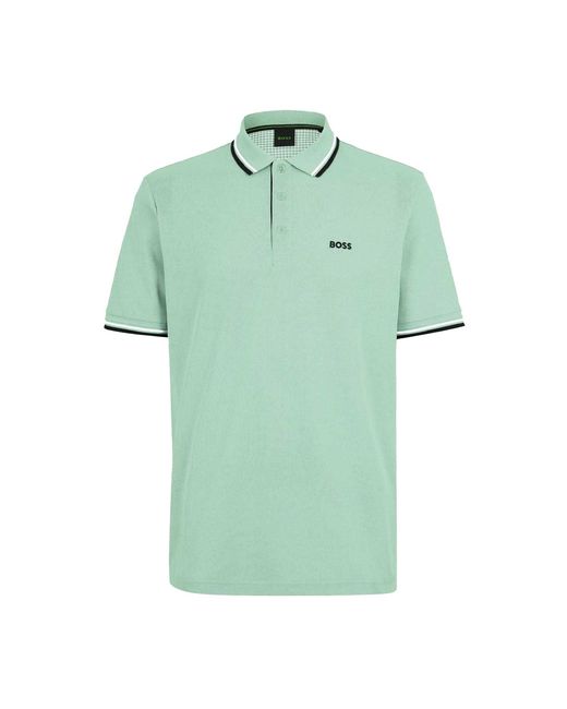 Boss Green Paddy Short-Sleeved Polo Shirt Cotton for men