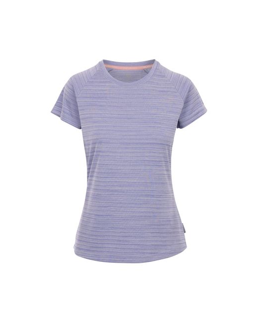 Trespass Purple Ladies Vickland Tp75 Active T-Shirt (Sky Marl)