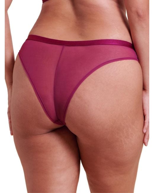 Curvy Kate Red Lightstyle Sheer Brazilian