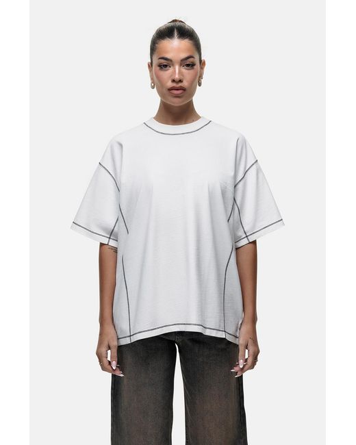 Good For Nothing White Vintage Oversized T-Shirt