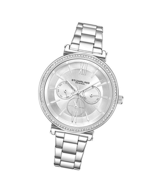Stuhrling Metallic Aria Quartz 40Mm