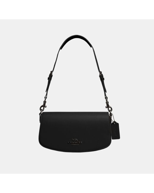 COACH Black Andrea Shoulder Bag