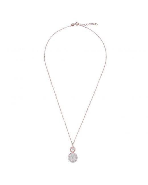 Orphelia Metallic 'Alisia' 925 Sterling Chain With Pendant