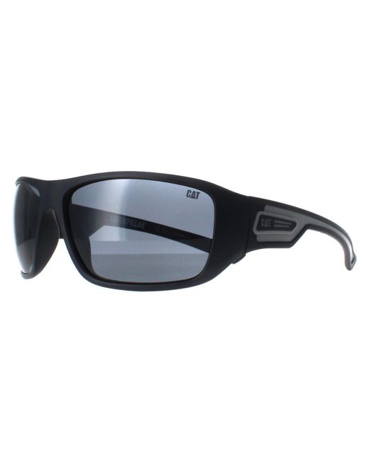 Caterpillar Blue Wrap Matte Smoke Polarized Cts-Jack for men