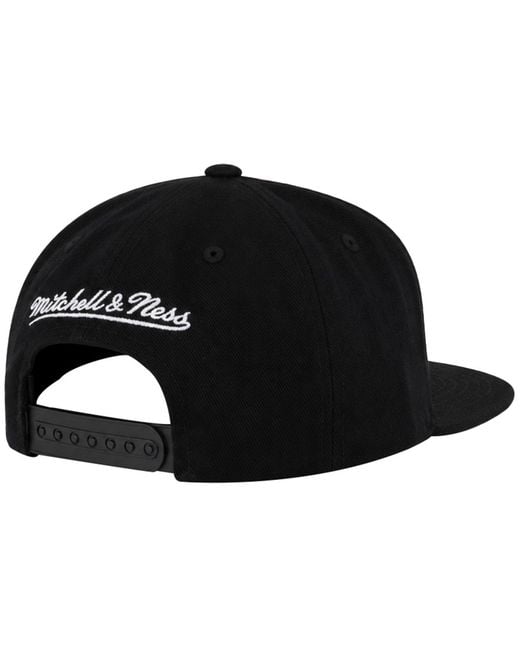 Mitchell & Ness Black Nba Chicago Bulls Stripe Deadstock Cap