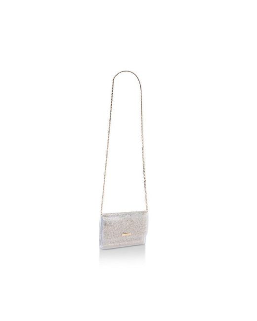Carvela Kurt Geiger White Lovebird Clutch Bag