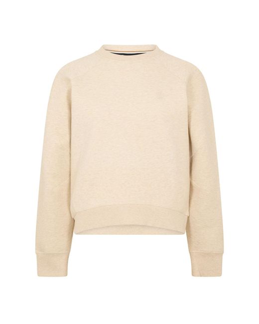 Boss Natural Crew Neck Raglan Sleeve Sweatshirt