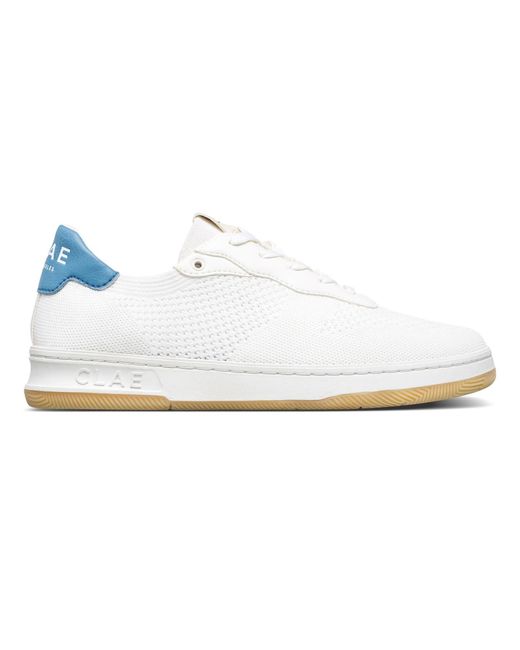 CLAE White Adults Low Top Trainers for men