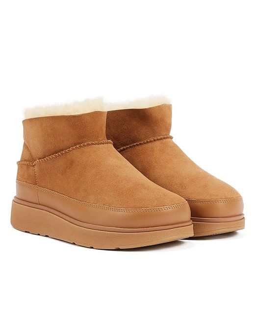 Fitflop Brown Ultra Mini Tan Boots