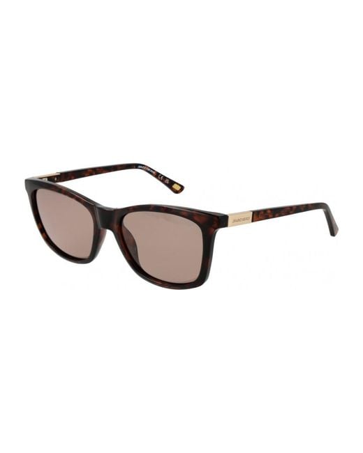 Skechers Brown Se6360 5452H 54 52H Sunglasses