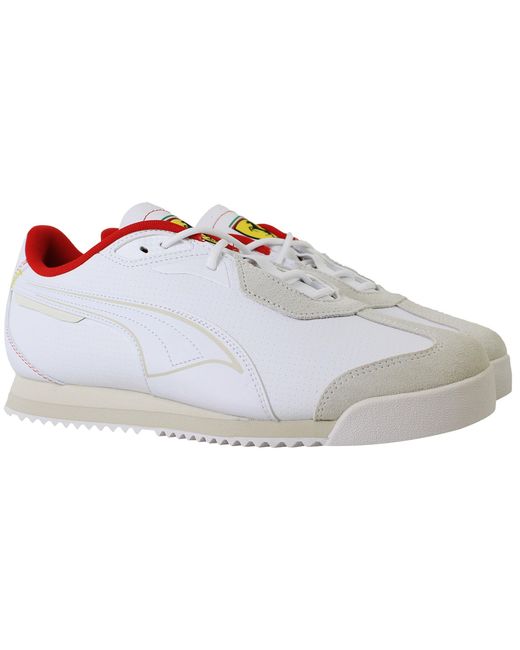 PUMA Gray Scuderia Ferrari Roma S Trainers for men