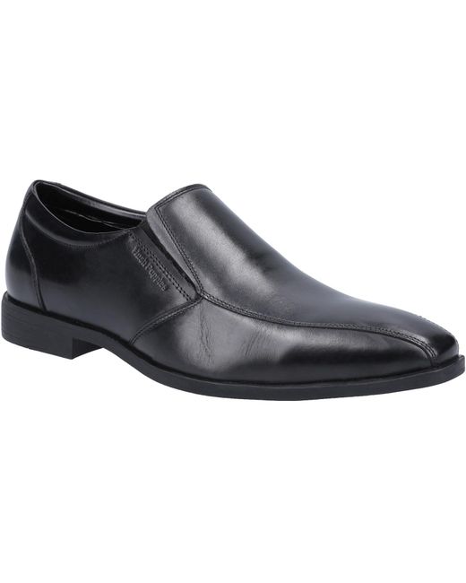 Hush Puppies Black Ellis Memory Foam Shoes for men