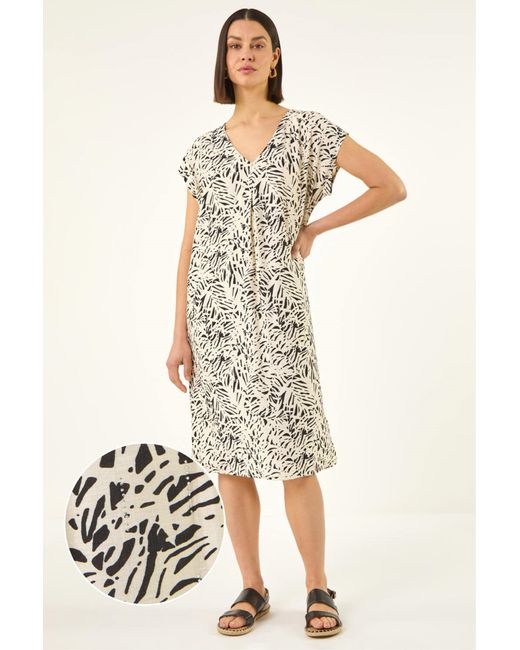 Roman Metallic Speckled Sparkle Shift Dress