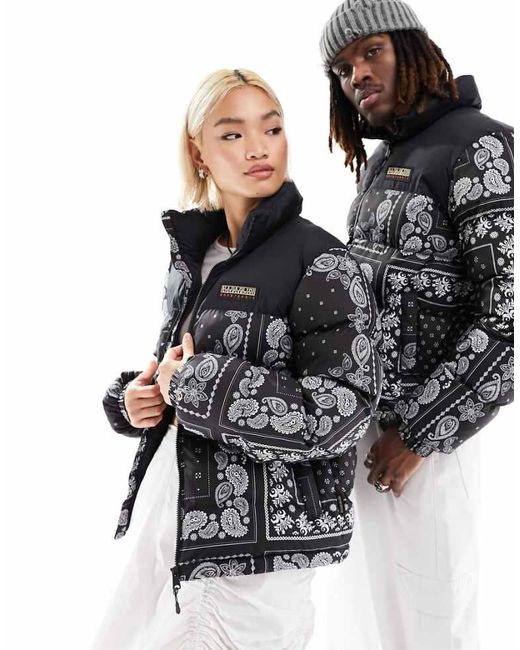 Napapijri Black Puffer Jacket
