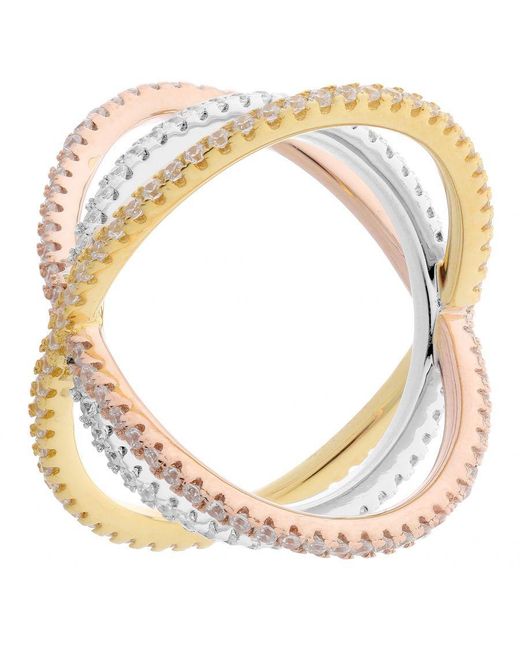 Orphelia Metallic 925 Sterling Ring