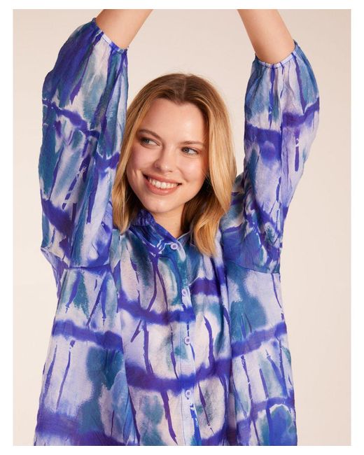 Blue Vanilla Blue Tie Dye Shirt