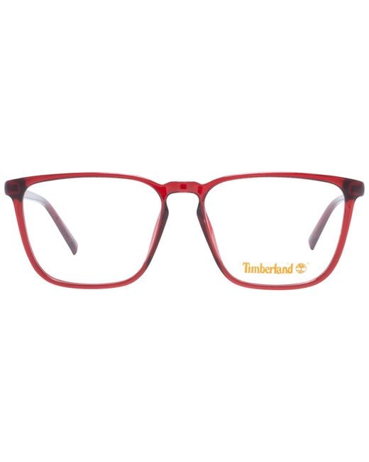 Timberland Red Optical Frame Tb1633 069 56 for men