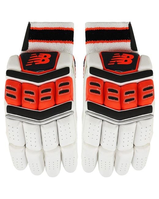 New Balance Red Dc 1080 Adult Cricket Batting Gloves for men