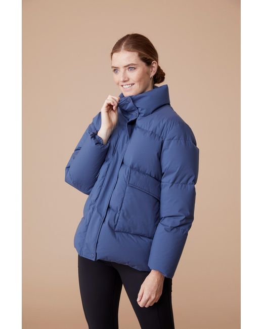 Mountain Warehouse Blue 'Cosi Swing' Padded Jacket Water Resistant Breathable Coat