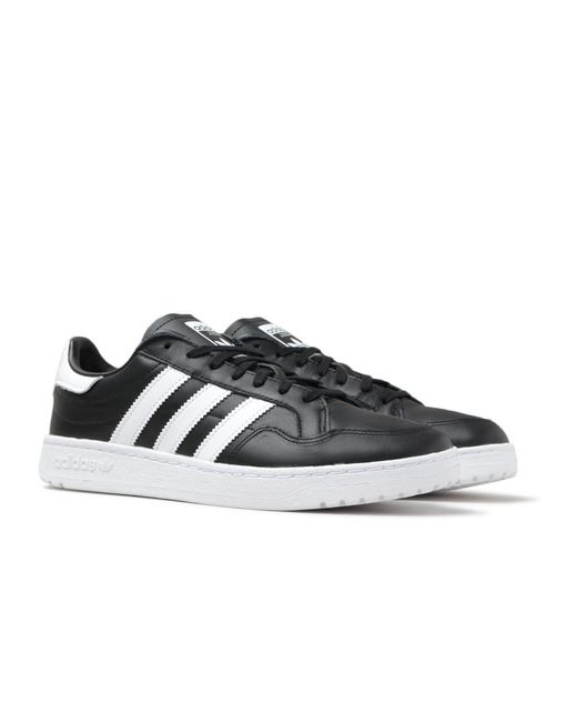 Adidas Originals Black Team Court Trainers for men