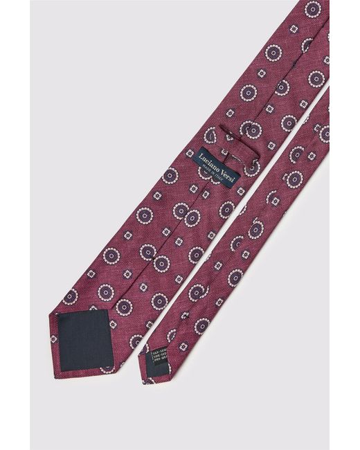 Suit Direct Purple Patterned Tie for men