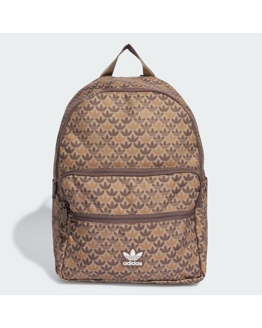 Adidas Brown Monogram Backpack