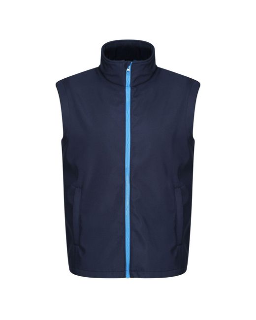 Regatta Blue Professional Ablaze Soft Shell Bodywarmer /French) for men