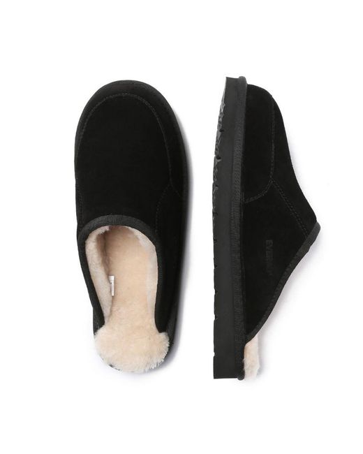 EVER AU Black Lark Slippers for men
