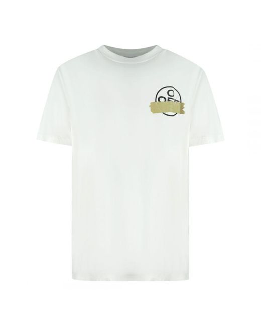 Off-White c/o Virgil Abloh Tape Logo White T-shirt for men