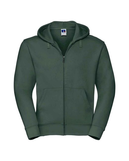 Russell Green Authentic Hooded Sweatshirt (Bottle) for men