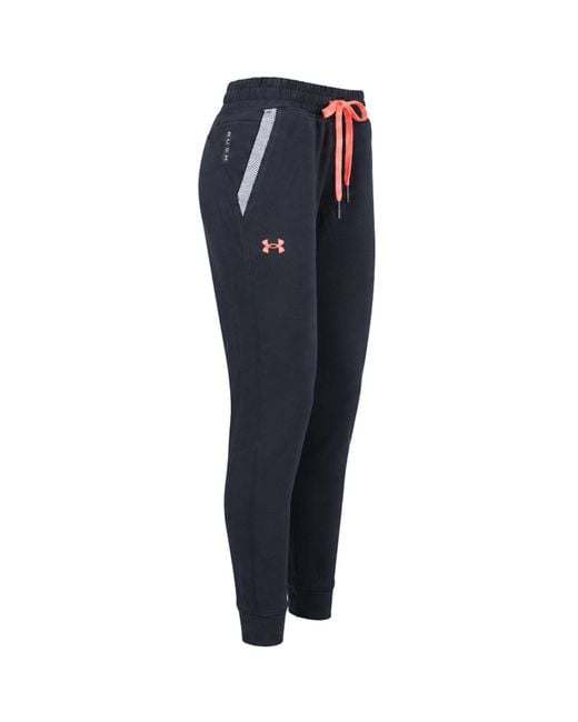 Under Armour Blue Geo Rush Track Pants