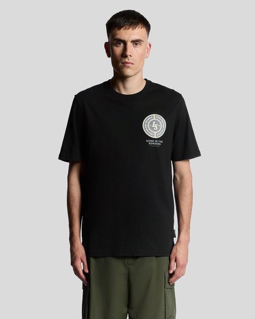 Lyle & Scott Black Born for men