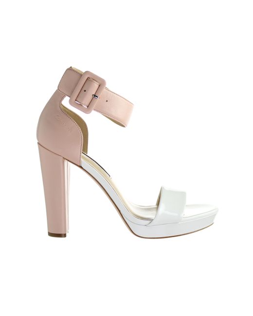 Calvin Klein White Caitlin Shoes