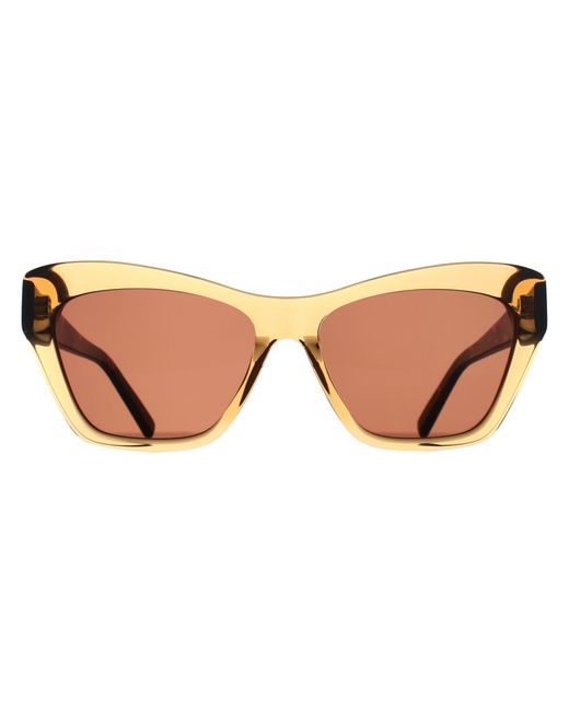 DKNY Brown Cat Eye Crystal Amber Dk535S