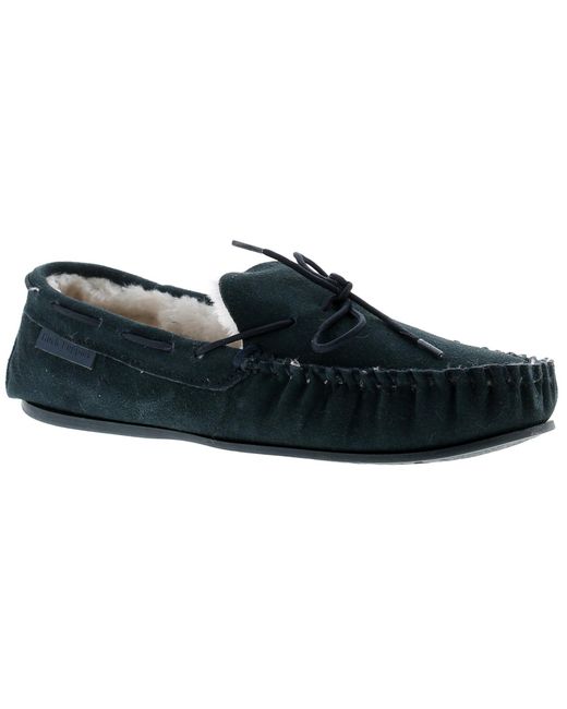 Hush Puppies Black Allie Memory Foam Slippers