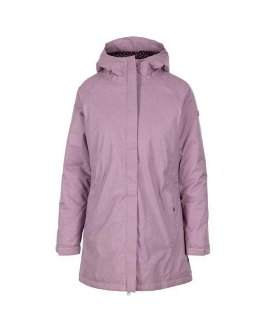 Trespass Purple Ladies Wintertime Waterproof Jacket (Rose Tone)
